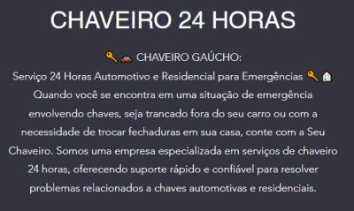 Mauricio Chaveiro 24 Horas